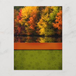 Fall Wedding Postcard