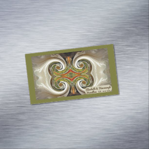 "Fall Wedding Table Favour" Business Card Magnet