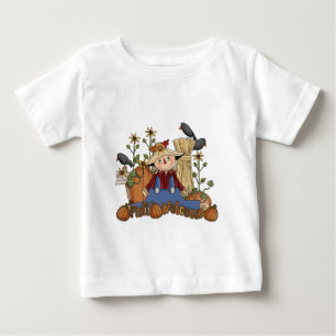 "Fall Welcome" Autumn Scarecrow Infant Top