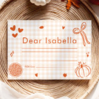 Fall Whimsical Hand Drawn Pumpkin Time Capsule