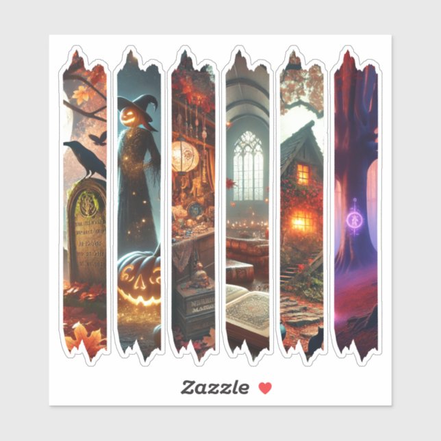 Fall Whimsigoth Magical Mystery Washi Tape Planner (Sheet)