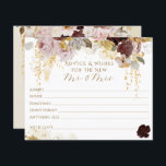 Fall Wildflower Gold Floral Bridal Shower<br><div class="desc">This watercolor Fall Wildflower design is the perfect choice for a elegant Bridal Shower. The combination of delicate watercolor techniques, autumn-inspired wildflowers, and elegant gold elements creates a charming and sophisticated atmosphere. The colour palette captures the essence of the fall season, featuring warm hues such as rich oranges, deep reds,...</div>