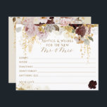 Fall Wildflower Gold Floral Bridal Shower<br><div class="desc">This watercolor Fall Wildflower design is the perfect choice for a elegant Bridal Shower. The combination of delicate watercolor techniques, autumn-inspired wildflowers, and elegant gold elements creates a charming and sophisticated atmosphere. The colour palette captures the essence of the fall season, featuring warm hues such as rich oranges, deep reds,...</div>