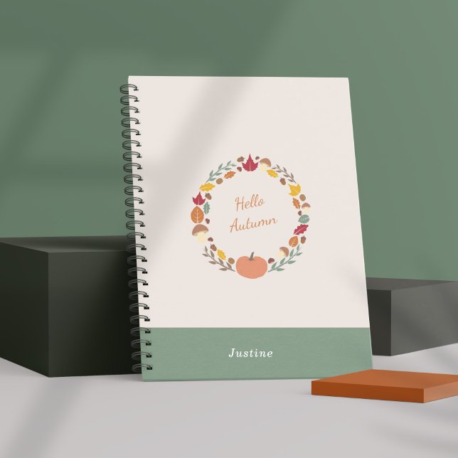 Fall Wreath Notebook (Fall Wreath Notebook)