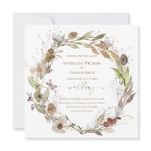 fall wreath wedding