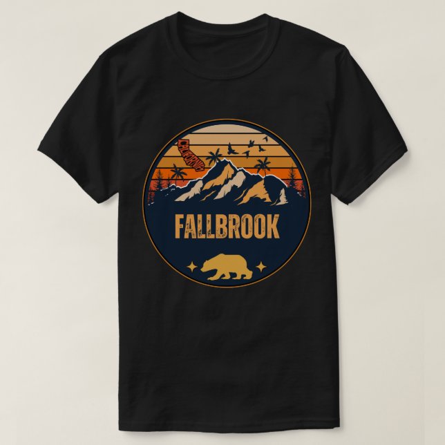 Fallbrook, California T-Shirt (Design Front)