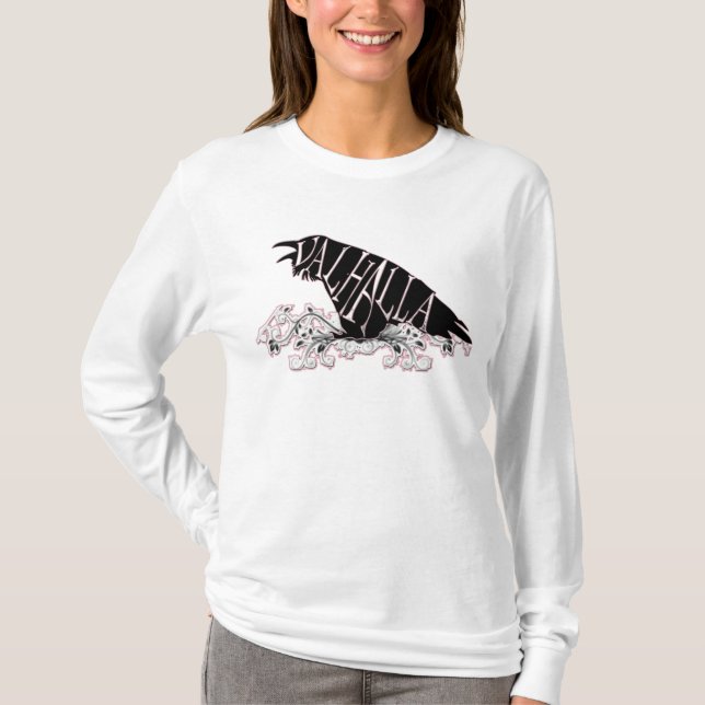 Fallegur Raven Valhalla T-Shirt (Front)
