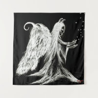 fallen angel demon drawing sketch modern art black