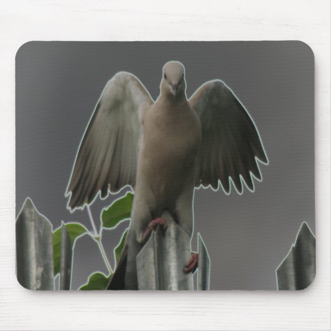 Fallen Angel Dove Mousepad (Front)