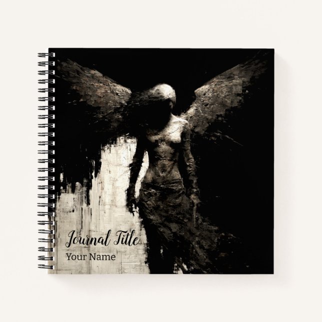 Fallen Angel Journal — Custom Name & Title (Front)