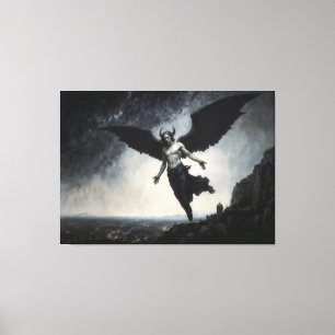 Fallen Angel Lucifer Canvas Print
