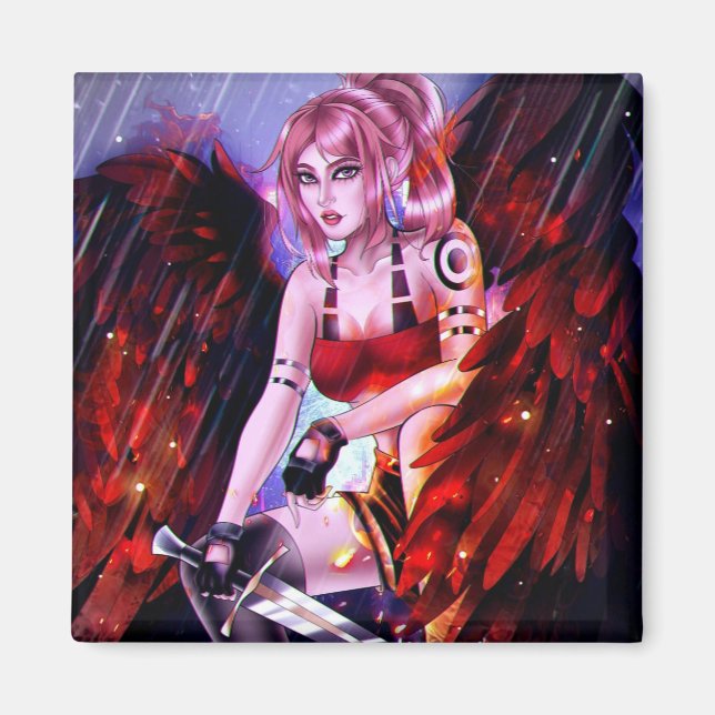 Fallen Angel Magnet (Front)