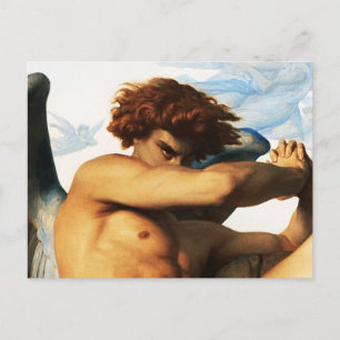 Fallen Angel painting by Alexandre Cabanel  Postcard