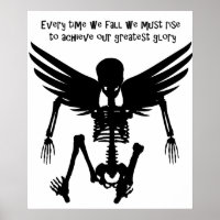 Fallen Angel Skeleton Quotes Wise Words Art