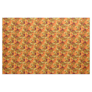 Fallen Autumn Leaves Fabric