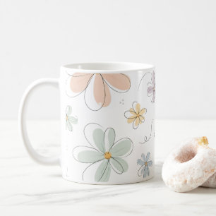fallen flowers  mug