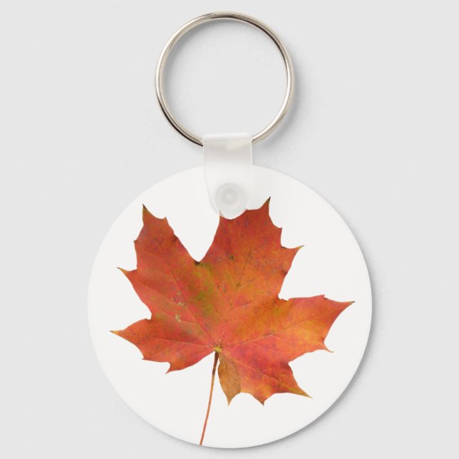 Fallen Leaf 01 Key Ring (Front)