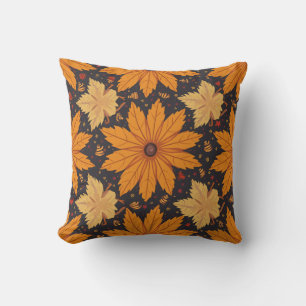 fallen leaf cushion
