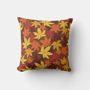 Fallen leaf cushion suitable for fall