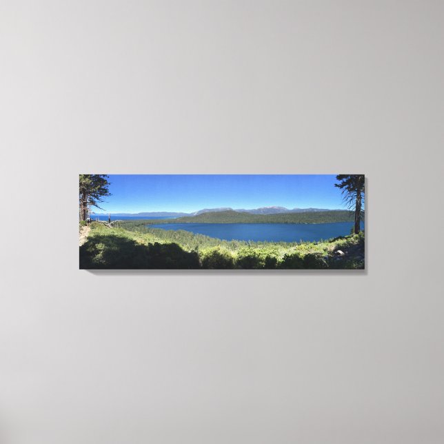 Fallen Leaf Lake Canvas Print (Front)