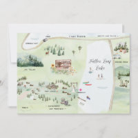 Fallen Leaf Lake | Wedding Map Itinerary