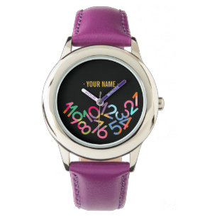 Fallen Numbers Funny Gravity Personalised Watch