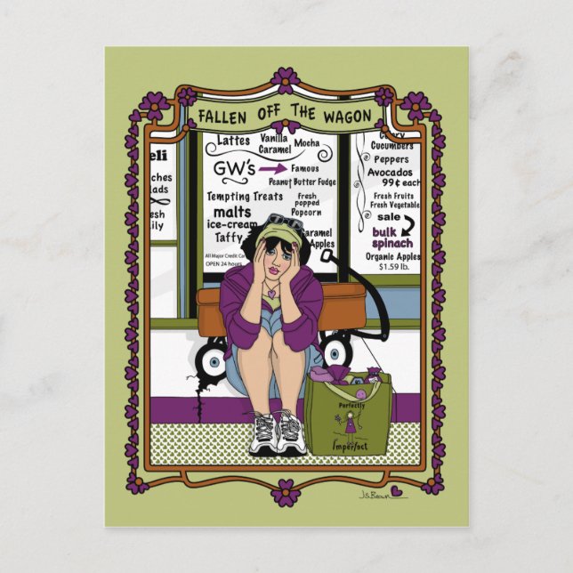 Fallen Off The Wagon_A_ Postcard (Front)