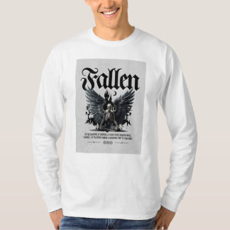 Fallen Skeleton Angel Gothic T-Shirt