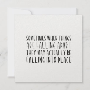 FALLING 5.25 x 5.25 card