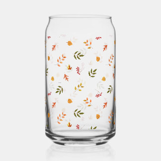 Falling Autumn Leaves Can Glass