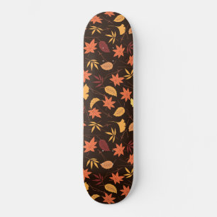 Falling Autumn Leaves Skateboard