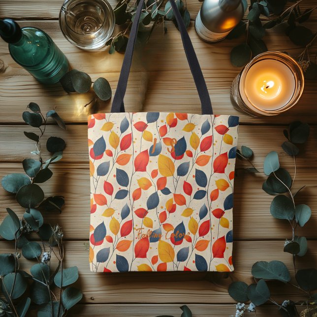 Falling Colours Tote with Vibrant Autumn Leaves (Creator Uploaded)