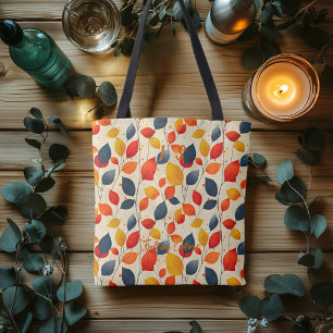 Falling Colours Tote with Vibrant Autumn Leaves Bag