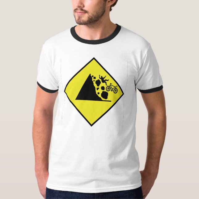 Falling Cyclist T-Shirt (Front)