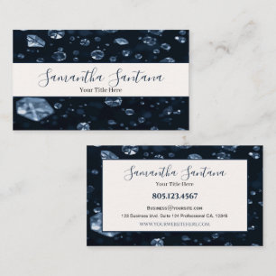 Falling Diamonds Business Card