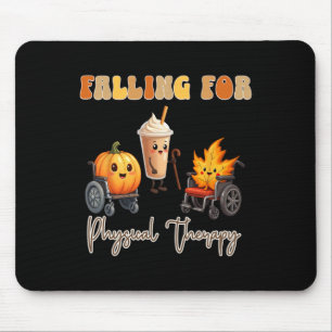 Falling For Physical Therapy Thanksgiving Pumpkin  Mouse Pad