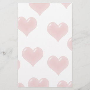 Falling Hearts Stationery