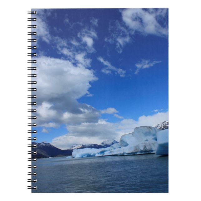 Falling Ice Spiral Notebook (Front)