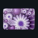 Falling in Love Abstract Flowers & Hearts Fractal Bath Mat<br><div class="desc">A modern and decorative image about heart and love. Design for your bath mat and more.</div>
