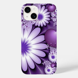 Falling in Love Abstract Flowers & Hearts Fractal Case-Mate iPhone 14 Case