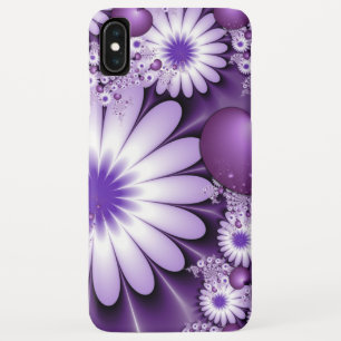 Falling in Love Abstract Flowers & Hearts Fractal Case-Mate iPhone Case