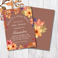Falling in Love Autumn Baby Shower
