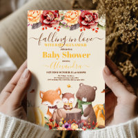 Falling in Love Baby Woodland Baby Shower