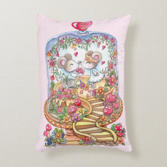 Falling In Love Decorative Cushion (Front(Vertical))