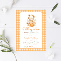 Falling in Love Pumpkin Bear Baby Shower