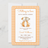 Falling in Love Pumpkin Twins Baby Shower