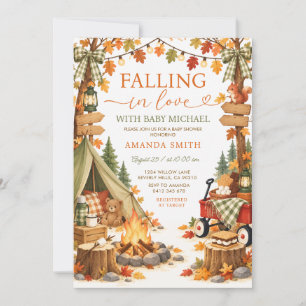 Falling in Love with Baby Farm Baby Shower Invitation