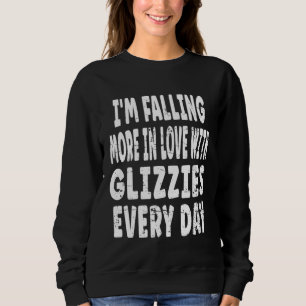 Falling In Love With Glizzies Hot Dog Valentine's  Sweatshirt