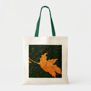 Falling Leaf Oil Painting Tote Bag