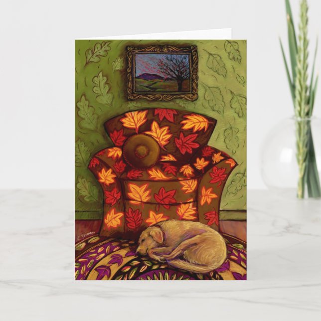 Falling Leaves Card (Front)